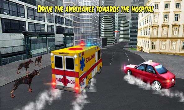 Ambulance Rescue Drive: Zombie screenshot 5