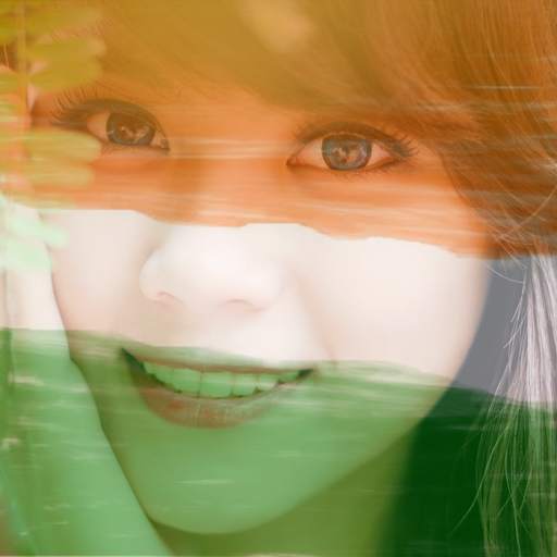 India Flag Photo DP & Name Letter Art 2 تصوير الشاشة