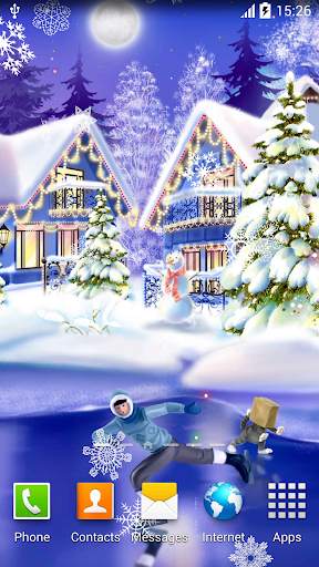 Christmas Rink Live Wallpaper screenshot 3