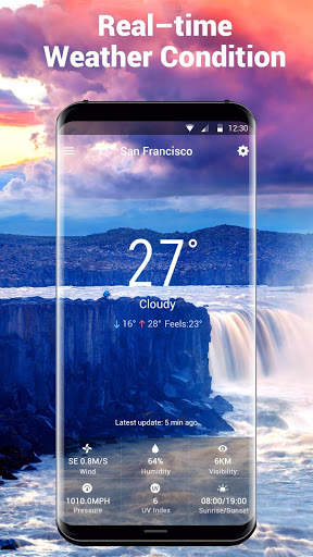 Real-time weather temperature report & widget screenshot 4
