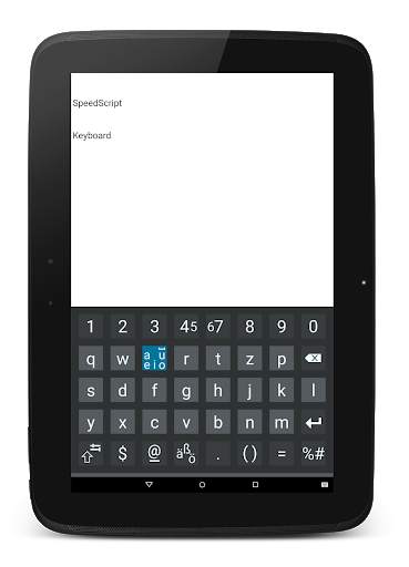 SpeedScript Tastatur free screenshot 17