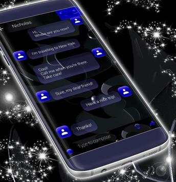 Sms Black Themes screenshot 4