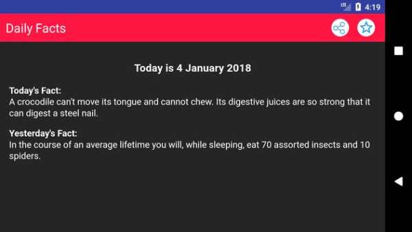 Daily Facts screenshot 5