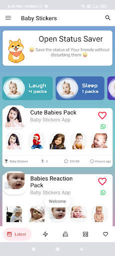 Baby Stickers Funny, Cute Baby Stickers WAStickers screenshot 2
