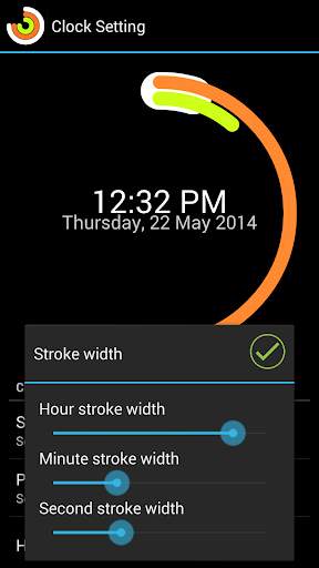 Circular Clock Live Wallpaper screenshot 3