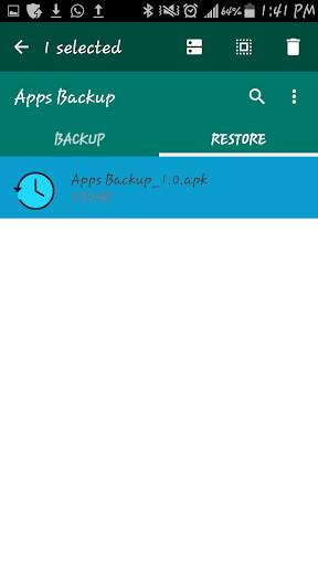 Apps Backup screenshot 2