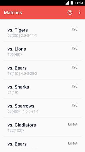 Cricket Statistics Calculator screenshot 4