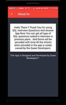 SQL Interview Questions screenshot 8
