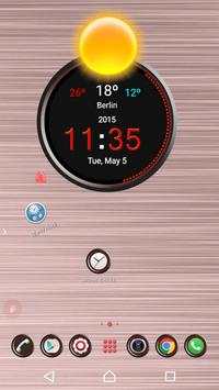 TSF Theme Red Circle 1 تصوير الشاشة