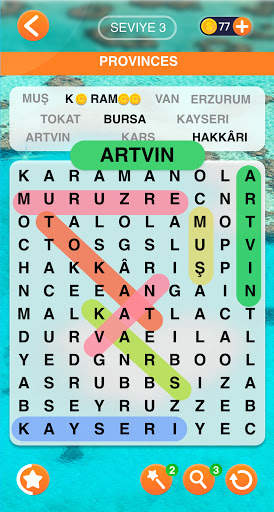 Kelime Arama Türkçe screenshot 1