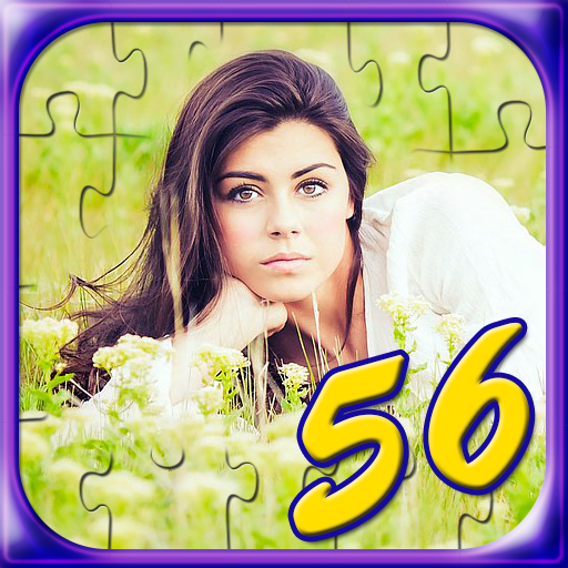 Adult puzzles beauty girls icon