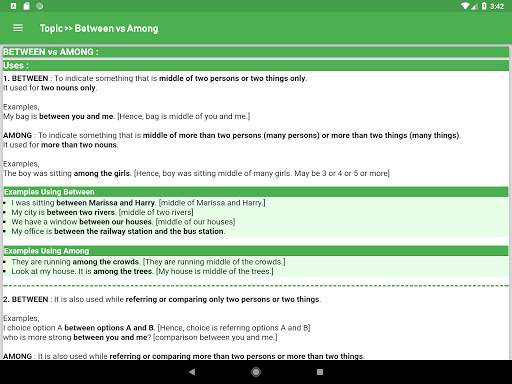 English Grammar Advanced screenshot 9