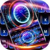 Racing Car Hologram Keyboard logo