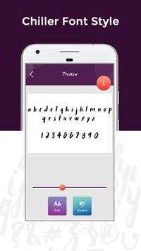 Chiller Fonts Free скриншот 2