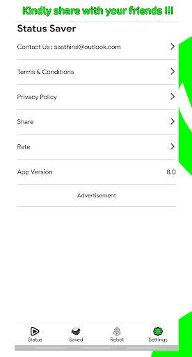 Status Saver with Robot for Wh screenshot 6