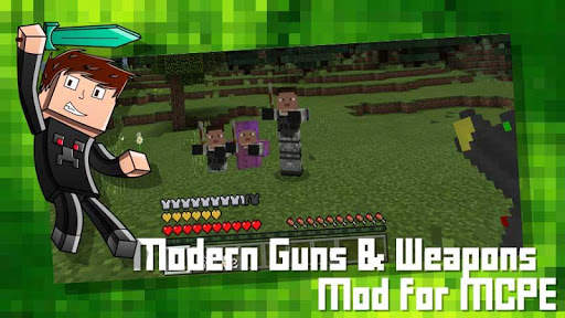 Modern Guns Mod for MCPE screenshot 1