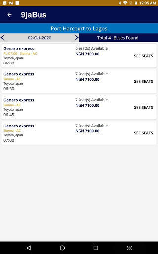 9jaBus - Bus Ticketing System screenshot 3