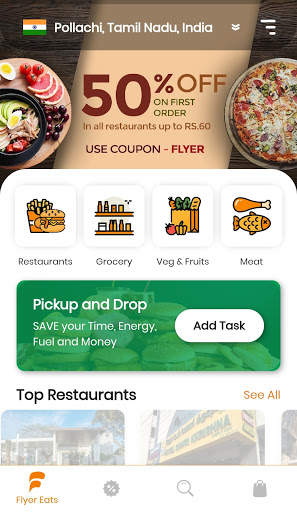 Flyer Eats: Food&Meat Delivery screenshot 1