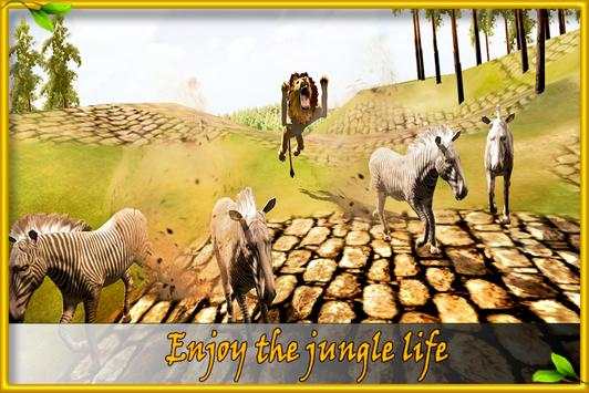 Война король джунглей Lion Sim скриншот 10