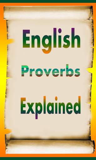 English Proverbs Explained скриншот 1