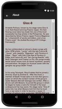 Gloc-9 Music Lyrics screenshot 2