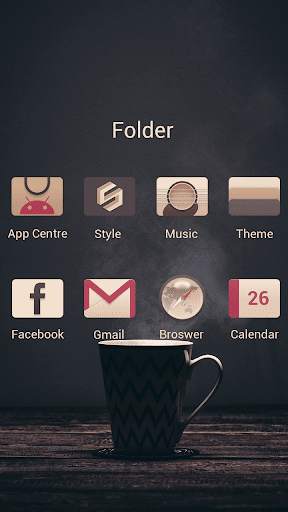 (FREE) Coffee Time GO Launcher Theme screenshot 3