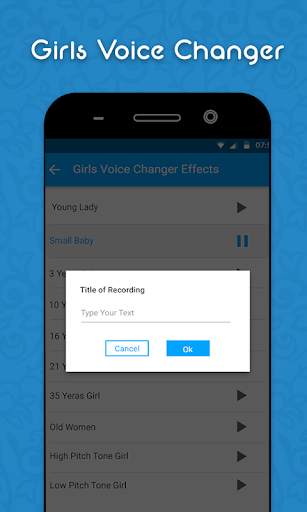 Girls Voice Changer - Edit Pitch & Sounds Updates screenshot 6