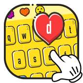 Cute simple keyboard logo