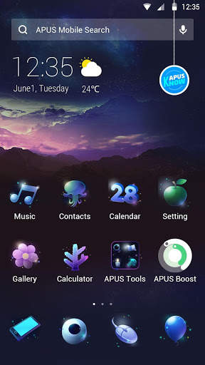 Dream Travel Distance-APUS Launcher stylish theme screenshot 1