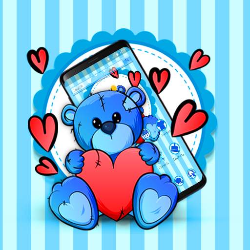 Lovely Blue Teddy Launcher 1.1.4