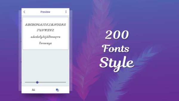 200 Font Style screenshot 5