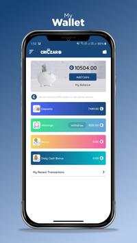 criCzar Free  | Fantasy Cricket Game, Win Prizes screenshot 4