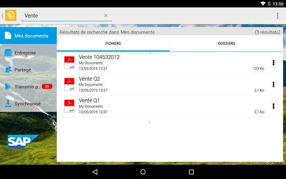 SAP Mobile Documents screenshot 8