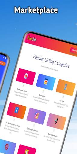 Buy and Sell Social Media Accounts, Websites, Apps screenshot 2