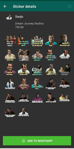 Bollywood Stickers For WhatsApp - WASticker screenshot 5