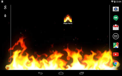 Magic Flames Free - fire live wallpaper simulation screenshot 11