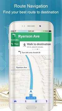 Maps GPS Route Direction Free screenshot 1