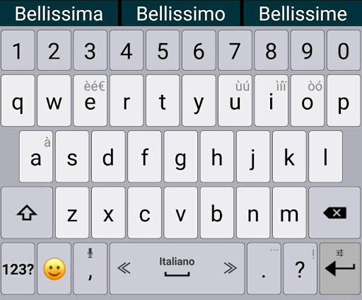 Italian Language Pack for AppsTech Keyboards screenshot 2