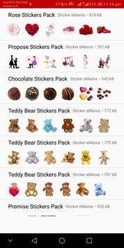 Valentine Stickers For WhatsApp screenshot 1