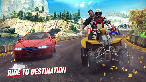 Offroad ATV Taxi Bike Riding Game screenshot 4