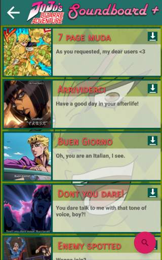 JoJo soundboard   screenshot 6