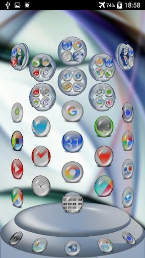 Next Launcher Theme Sphere screenshot 7