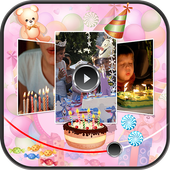 Birthday Video Show أيقونة