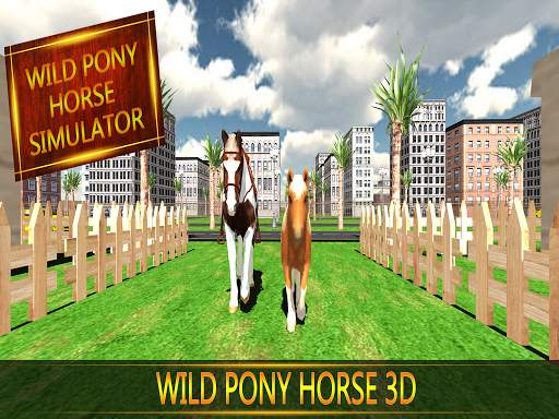 Wild Pony Horse Simulator 3D screenshot 11