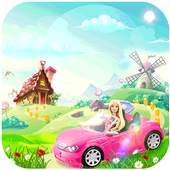 Princess Barnie Run Car Hill Ride 1.2