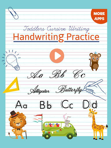 Kids Cursive Writing - Learn Cursive Handwriting screenshot 1