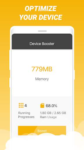 Fast Booster: CPU Cooler, Clean Master & Optimizer screenshot 2