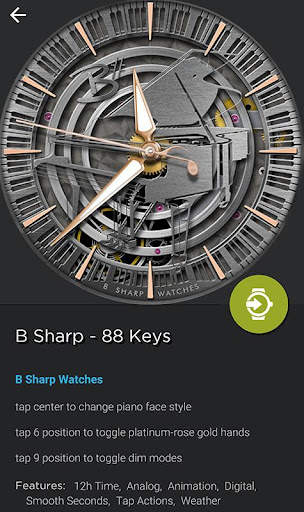 88 Keys - Luxury Watch Face for Wear OS and Tizen screenshot 4
