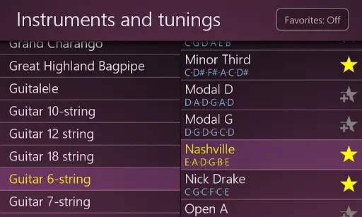 Airyware Tuner - Guitar Tuner & more screenshot 2