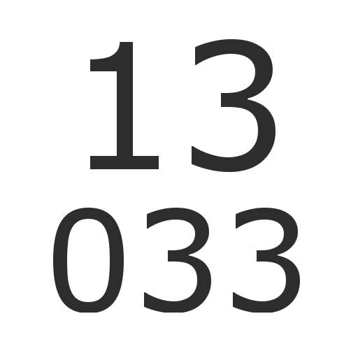 13033 - 13032 1.8